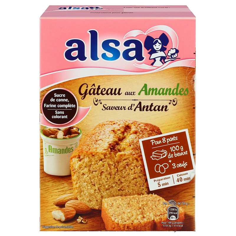 Alsa Preparation Gateau Amandes Saveur D Antan Friandiz Com