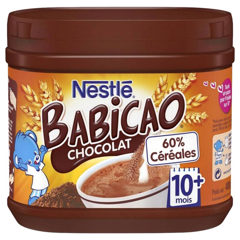 Nestle Babicao Chocolat 60 Cereales Lot De 4 Friandiz Com