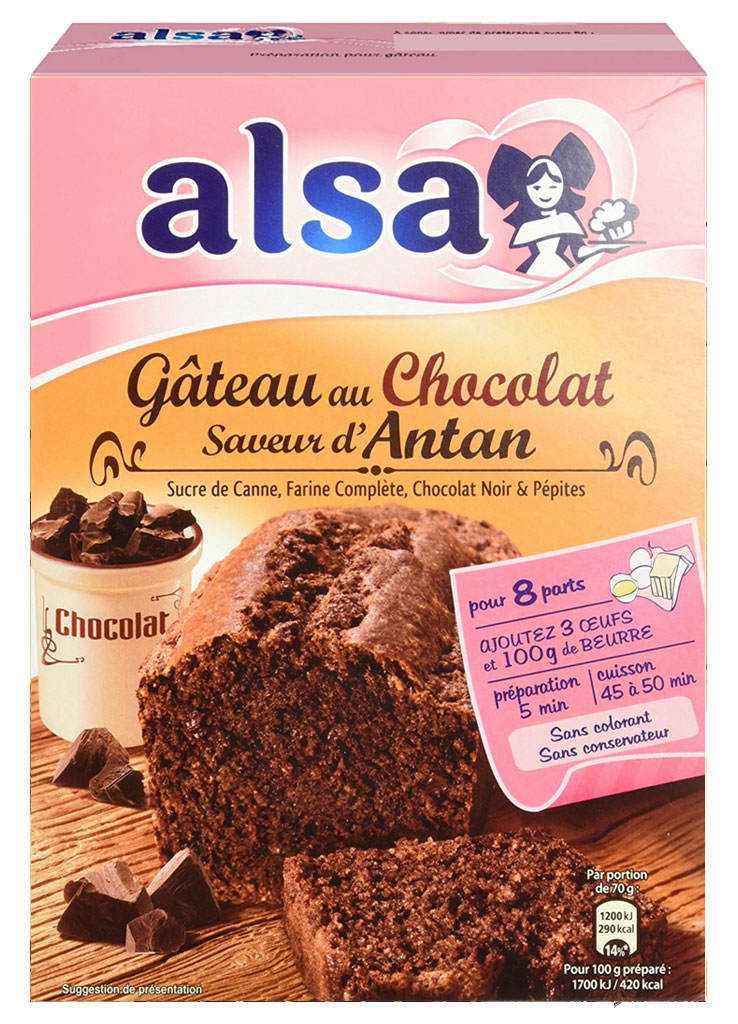 Alsa Preparation Gateau Chocolat D Antan Lot De 4 Friandiz Com
