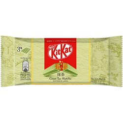Nestlé Kit Kat Green Tea Matcha 125g par 3 (lot de 3 soit 9 plaques)