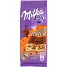 Milka Waves aux Billes Croustillantes Enrobées de Caramel 81g (lot de 3)