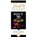 Lindt Excellence Noir Subtil Doux 70% Cacao 100g (lot de 6)
