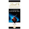 Lindt Excellence Noir à la Pointe de Fleur de Sel 100g (lot de 8)