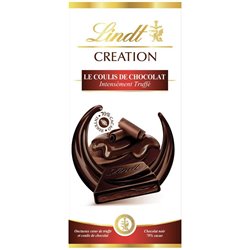 Lindt Création Le Coulis de Chocolat Noir 70% Cacao Intensément Truffé 150g (lot de 10)