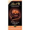 Lindt Création Coeur Voluptueux Truffe et Coulis de Caramel Chocolat Noir 70% Cacao 150g (lot de 8)