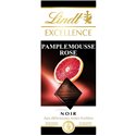 Lindt Excellence Noir aux Délicieuses Notes Fruitées Pamplemousse Rose 100g (lot de 6)