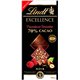 Lindt Excellence Noir Framboise Noisettes 70% Cacao 100g (lot de 6)