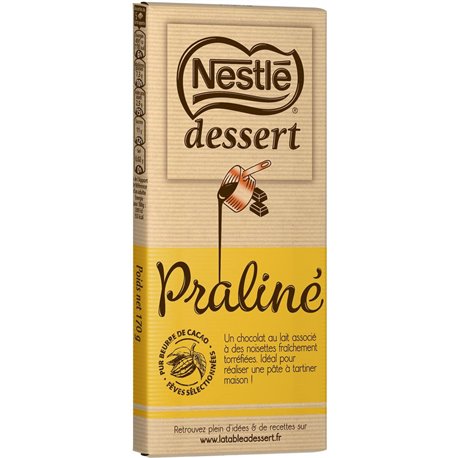 Nestlé Dessert Praliné 170g (lot de 8)