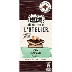 Nestlé Les Recettes de l’Atelier Pâte d’Amande Chocolat Noir 150g (lot de 10)