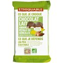 Ethiquable Chocolat Lait Amande Pétale de Céréales 100g (lot de 9)
