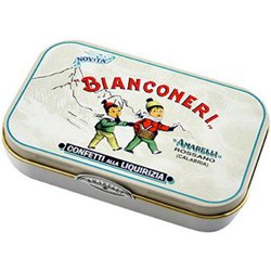 Amarelli Dragées de Réglisse Bianconeri (Boîte en métal)
