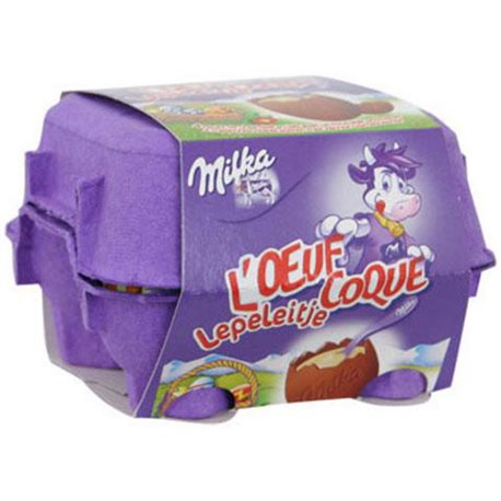 L’Oeuf Coque Milka (Boîte de 136g)