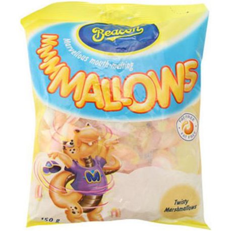 Beacon Twisty Marshmallows (Sachet de 150g)