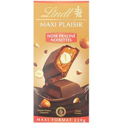 Lindt Maxi Plaisir Noir Praliné Noisettes