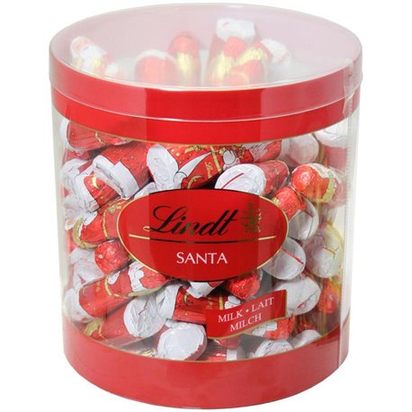 Lindt Mini Père Noël 700g (Boîte de 70 Pièces)