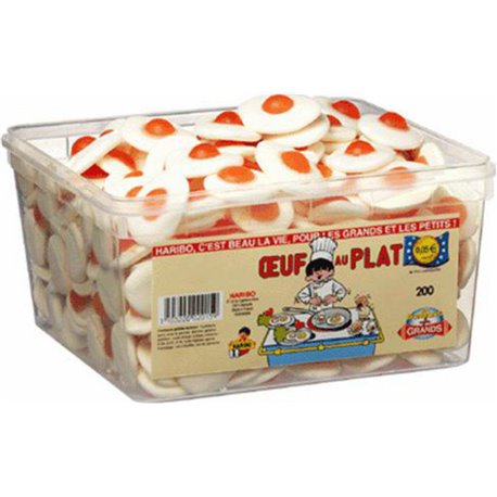 Haribo Oeufs au Plat Boîte de 210 pièces