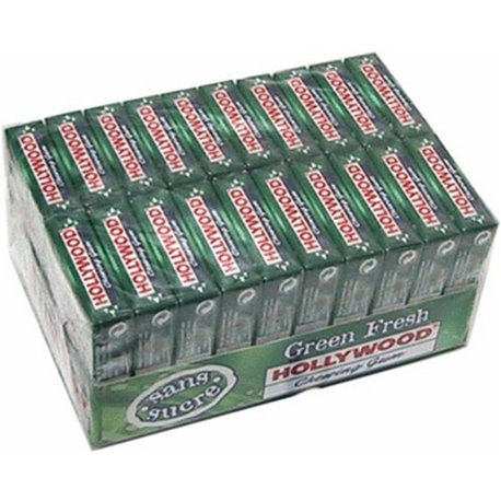 Hollywood dragées Green Fresh (Boîte de 20 Paquets)