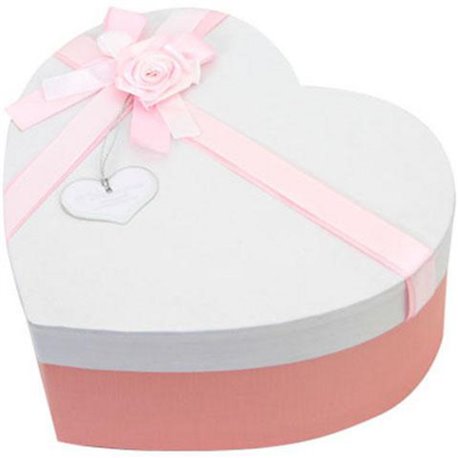 Boîte Coeur Rose Large