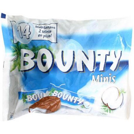 Bounty Lait Minis (Sachet de 13 pièces)