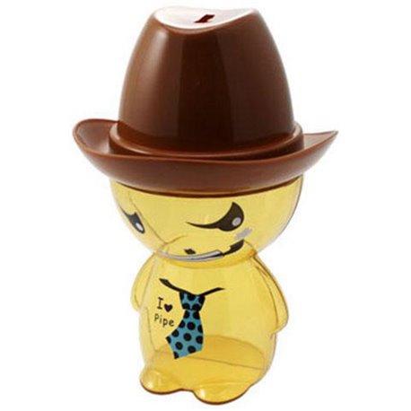 Boîte à Bonbons Cowboy Tirelire Brune