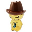 Boîte à Bonbons Cowboy Tirelire Brune