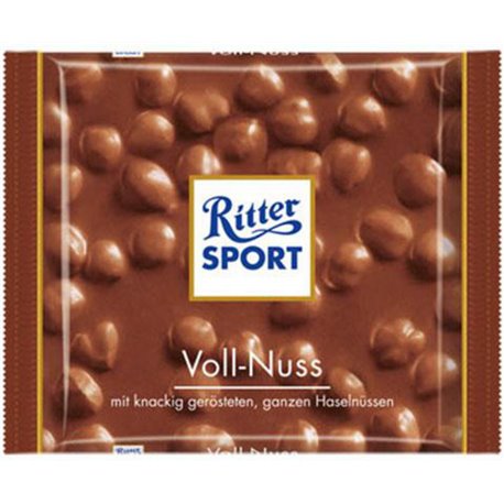 Ritter Sport Lait Noisettes Entières (Tablette de 100g)