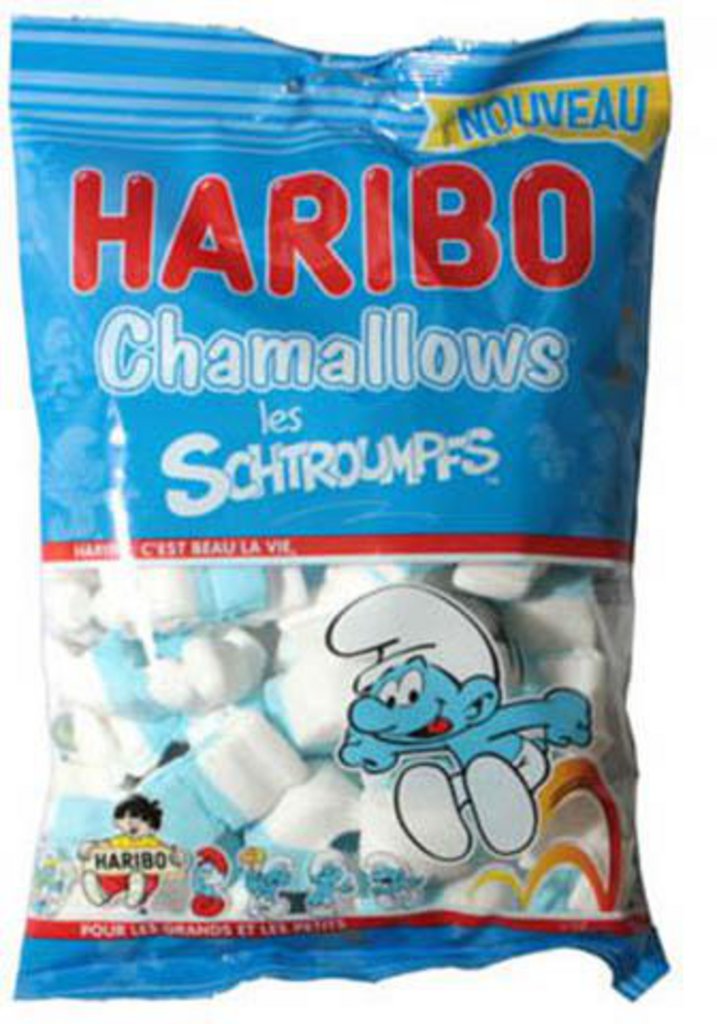 Figurine Schtroumpf Schleich Noël, Candy Chevauchant Un Bâton De Sucre D'orge, Rare, TBE