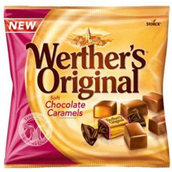 Werther’s Original Soft Chocolate Caramels (Sachet de 180g)