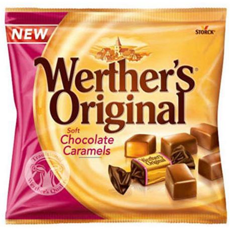 Werther’s Original Soft Chocolate Caramels (Sachet de 180g)
