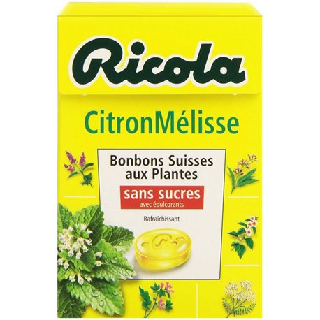 Ricola Citron Mélisse (lot de 6) (Lot économique de 6 boîtes)