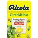 Ricola Citron Mélisse 50g (lot économique de 6 boîtes)