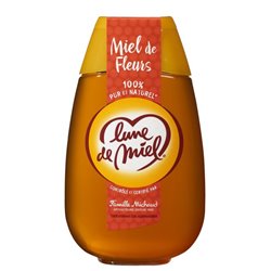 Lune de Miel 100% Pur et Naturel Miel de Fleurs 500g (lot de 4)