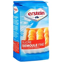 Erstein Sucre Semoule 1 Kg (lot de 3)