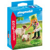 PLAYMOBIL 9356 FERMIERE AVEC MOUTONS