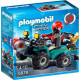 PLAYMOBIL 6879 City Action - Quad avec treuil et bandit