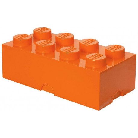 LEGO Storage Brick Boîte de Rangement orange x8