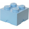 LEGO Storage Brick Boîte de Rangement bleu aqua x4