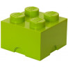 LEGO Storage Brick Boîte de Rangement vert clair x4