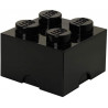 LEGO Storage Brick Boîte de Rangement noir x4