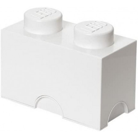 LEGO Storage Brick Boîte de Rangement blanc x2