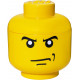 LEGO Storage Brick Boîte de Rangement Tête Garçon Fâché