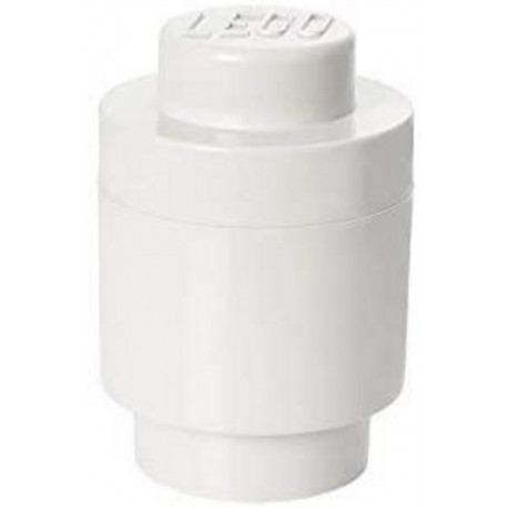 LEGO Storage Brick Boîte de Rangement x1 rond blanc