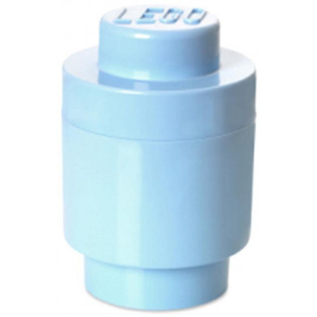 LEGO Storage Brick Boîte de Rangement x1 rond bleu clair
