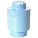 LEGO Storage Brick Boîte de Rangement x1 rond bleu clair