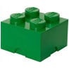 LEGO Storage Brick Boîte de Rangement vert foncé x4