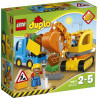 LEGO 10812 Duplo Town - Le Camion Et La Pelleteuse