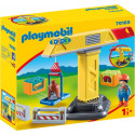 Playmobil 70165 - 1.2.3 - Grue de chantier