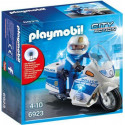 PLAYMOBIL 6923 City Action - Moto De Policier Avec Gyrophare