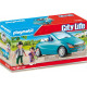 Playmobil 70285 - City Life - Papa avec enfant et voiture cabriolet