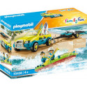 Playmobil 70436 - Family Fun - Voiture avec canoë